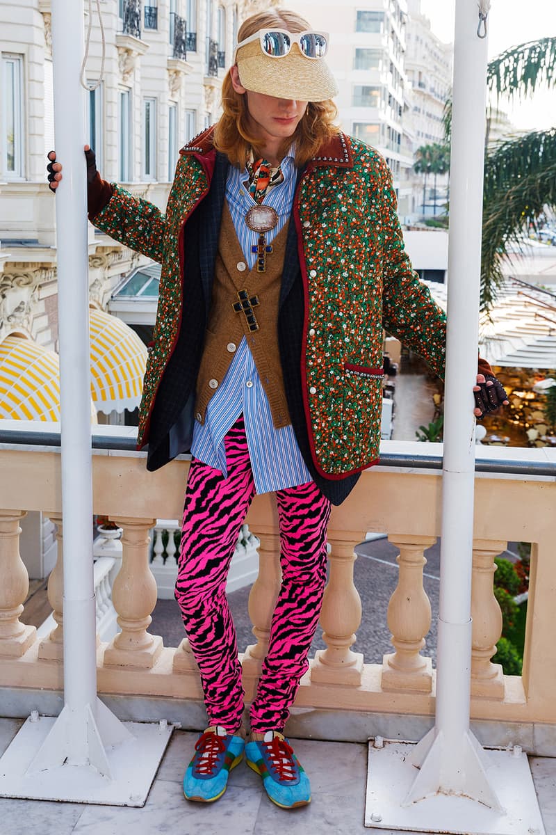 Gucci Cruise 2019 Menswear Lookbook Fashion Clothing Martin Parr Cannes Sneakers Sandals Sega Release Details Information First Look Chateau Marmont Memento Mori