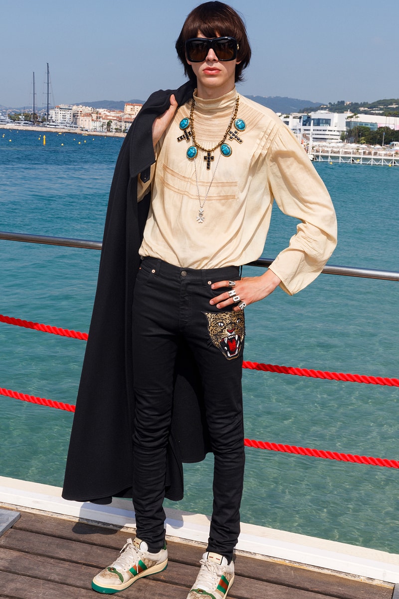Gucci Cruise 2019 Menswear Lookbook Fashion Clothing Martin Parr Cannes Sneakers Sandals Sega Release Details Information First Look Chateau Marmont Memento Mori