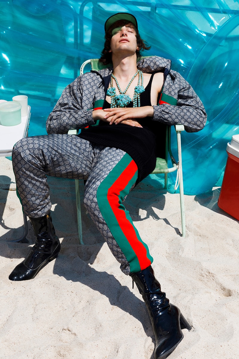 Gucci Cruise 2019 Menswear Lookbook Fashion Clothing Martin Parr Cannes Sneakers Sandals Sega Release Details Information First Look Chateau Marmont Memento Mori