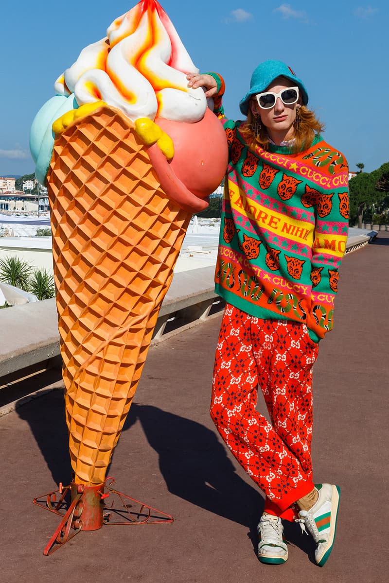 Gucci Cruise 2019 Menswear Lookbook Fashion Clothing Martin Parr Cannes Sneakers Sandals Sega Release Details Information First Look Chateau Marmont Memento Mori