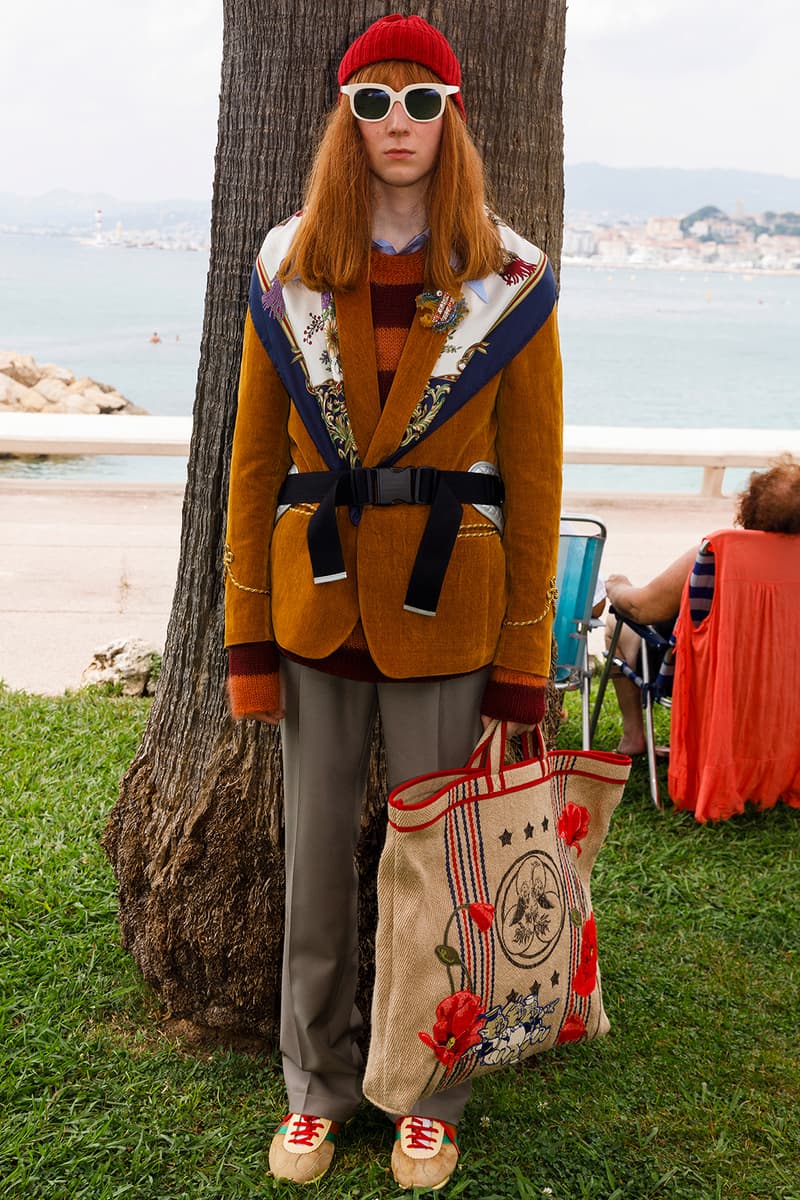 Gucci Cruise 2019 Menswear Lookbook Fashion Clothing Martin Parr Cannes Sneakers Sandals Sega Release Details Information First Look Chateau Marmont Memento Mori
