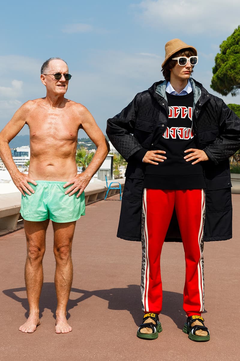 Gucci Cruise 2019 Menswear Lookbook Fashion Clothing Martin Parr Cannes Sneakers Sandals Sega Release Details Information First Look Chateau Marmont Memento Mori