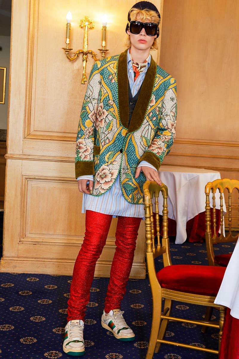 Gucci Cruise 2019 Menswear Lookbook Fashion Clothing Martin Parr Cannes Sneakers Sandals Sega Release Details Information First Look Chateau Marmont Memento Mori