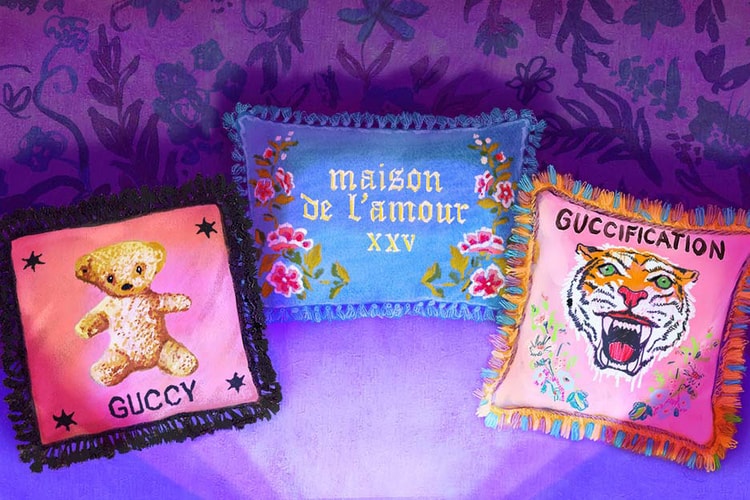 The New Gucci Décor 2018 Collection Is Motivated by The History of Italian Culture