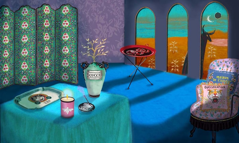 Gucci Décor Collection for New Season 2018 Furniture