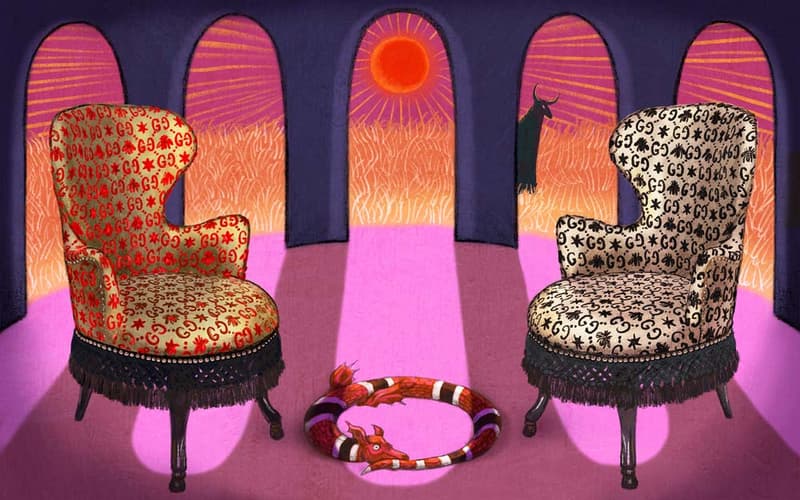 Gucci Décor Collection for New Season 2018 Furniture