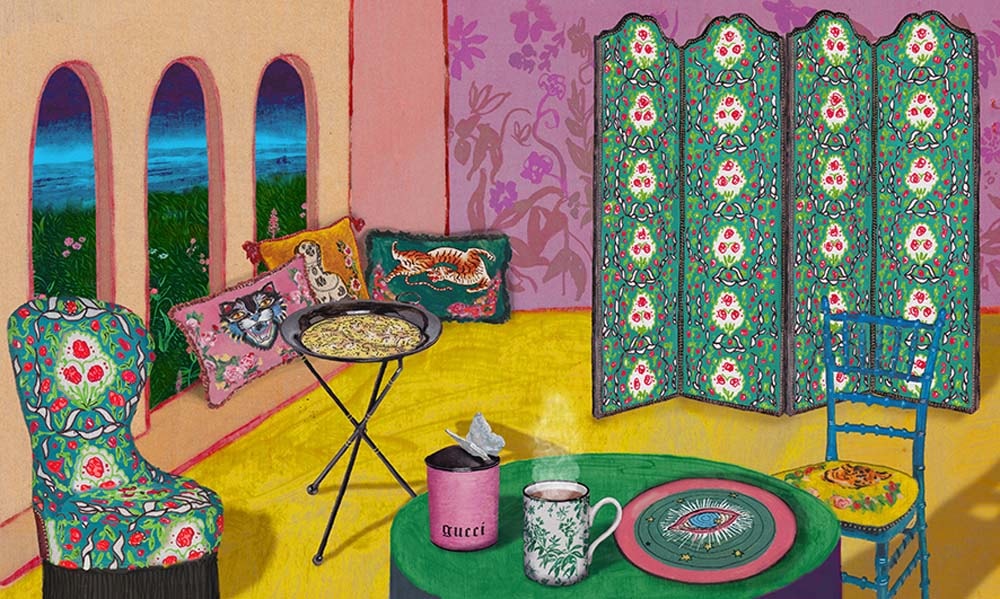Gucci Décor Collection for New Season 2018 Furniture