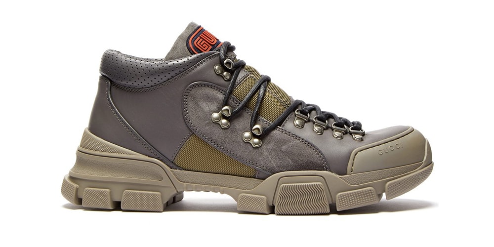 Gucci Drops Grey/Green Flashtrek Hiking Boot | Hypebeast display picture 2