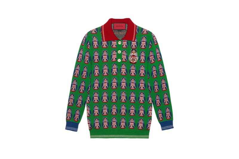 Gucci Pre-Fall 2018 Dover Street Market exclusives drop release collection july 14 2018 reopening buy purchase shop info decor sweater track jacket jersey shop store patches embroidery
