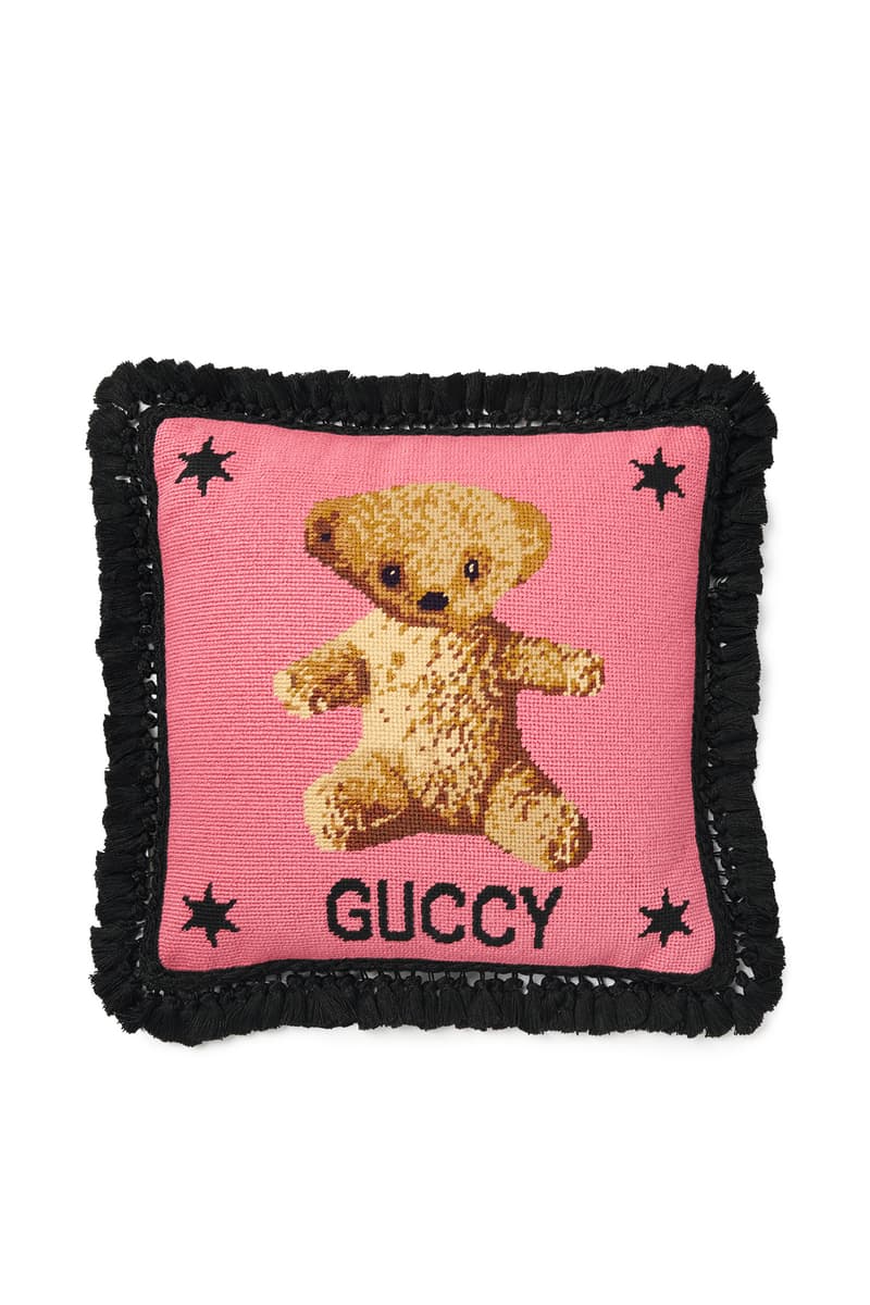 Gucci Pre-Fall 2018 Dover Street Market exclusives drop release collection july 14 2018 reopening buy purchase shop info decor sweater track jacket jersey shop store patches embroidery