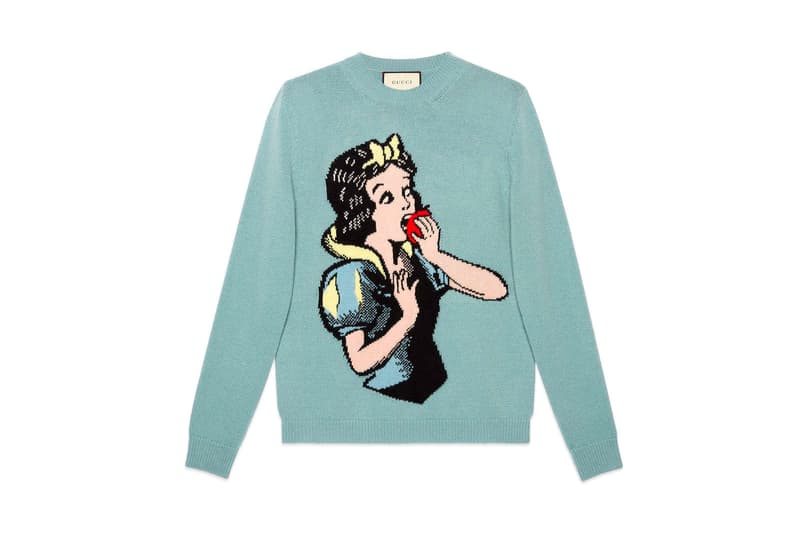 Gucci Spring/Summer 2018 Collection Release cartoon sweater bugs bunny tracksuits snow white graphic