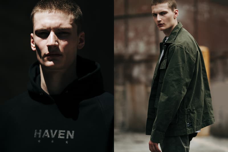 Haven fall winter 2018 delivery drop 1 made in canada japan hoodies tees jackets hats sweaters pants in house label clothing line drop release date buy purchase july 24 2018 drop release date