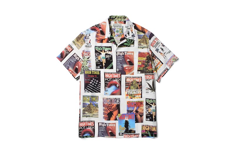 high times wacko maria graphic capsule collaboration collection magazine marijuana pot weed hawaiian shirt tee shorts bag tote bandana july 7 6 2018 the guilty parties paradise tokyo drop release date launch info cop