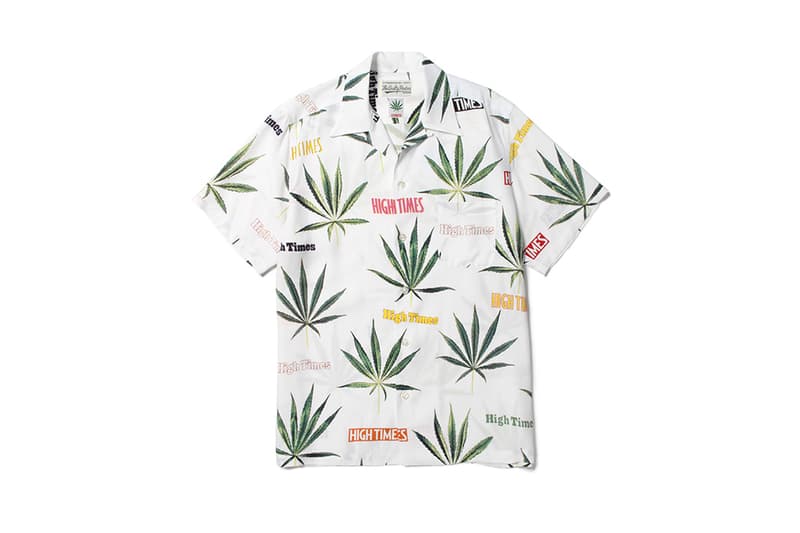 high times wacko maria graphic capsule collaboration collection magazine marijuana pot weed hawaiian shirt tee shorts bag tote bandana july 7 6 2018 the guilty parties paradise tokyo drop release date launch info cop