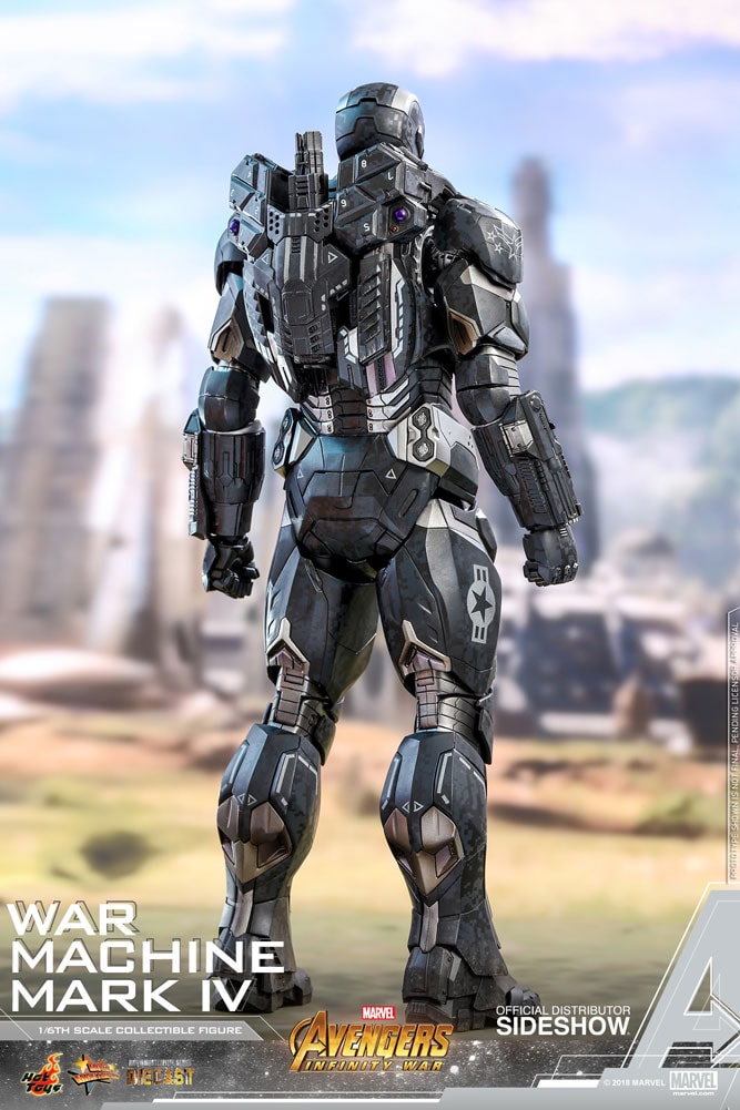 Hot Toys Avengers Infinity War War Machine Mark IV Figure Special Edition 1/6th scale collectible Marvel Studios