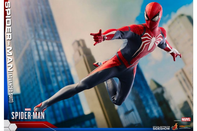 Hot Toys PS4 Spider Man Advanced Suit Figure 1/6th scale collectible figure Sony Marvel Playstation 4