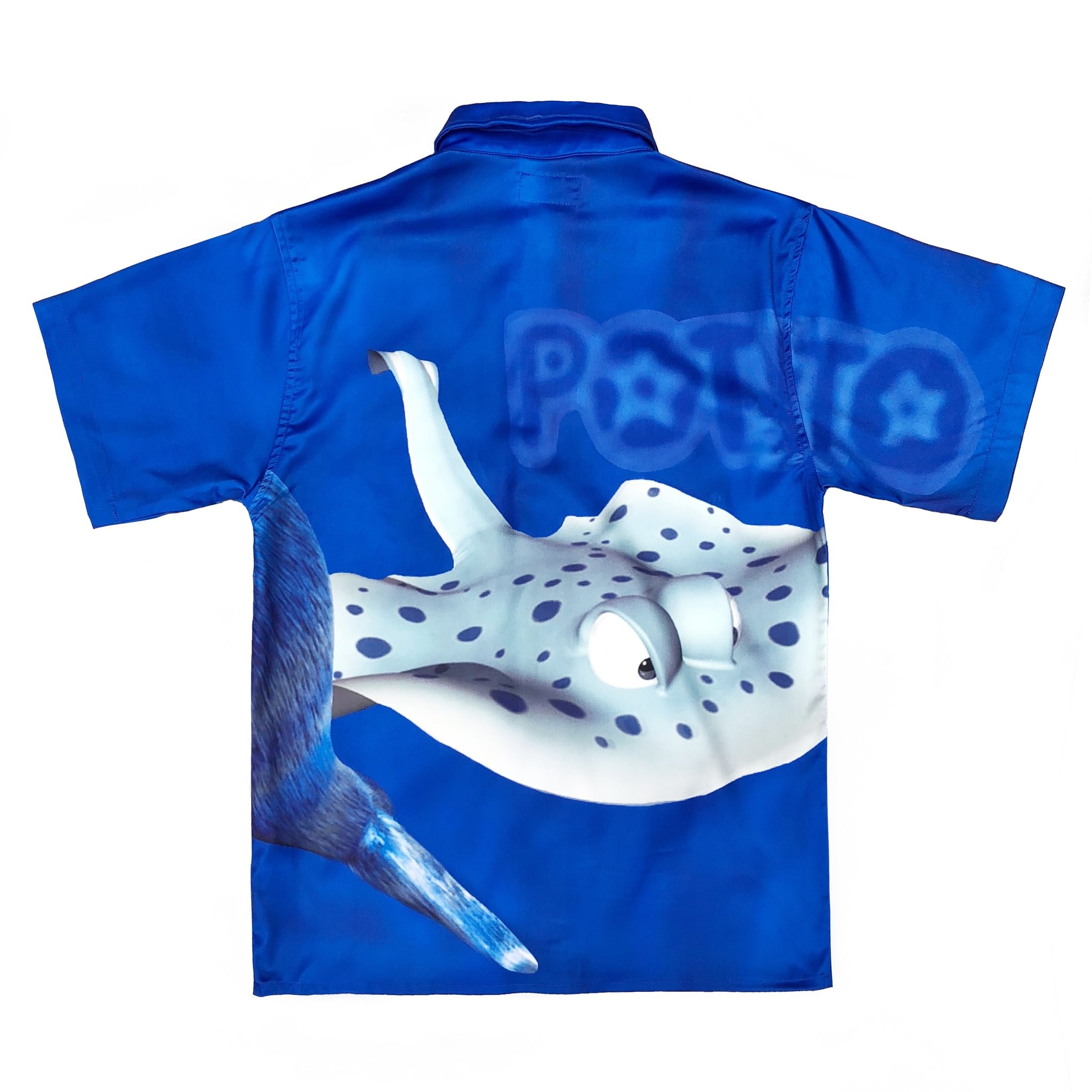 imran potato donkey kong country seal parody shirt blue back