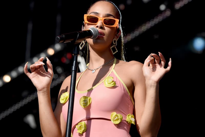 Jorja Smith Lost & Found tour London UK Blue Lights