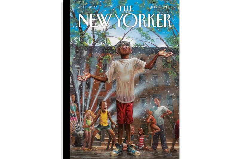 kadir nelson art illustration summertime city the new yorker magazine publication