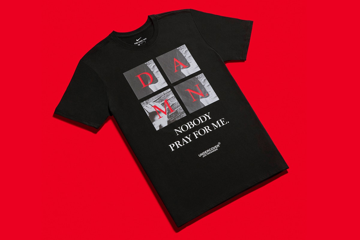 Kendrick Lamar UNDERCOVER Nike Lab The Damn Pop-Up Shop Tokyo Jun Takahashi Japan T shirt