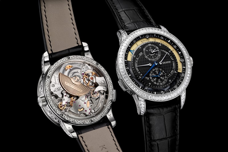 Krayon Everywhere Horizon Watch global sunrise sunset latitude longitude utc date month july 2018 drop release launch purchase buy 600000 usd swiss mechanical calculate
