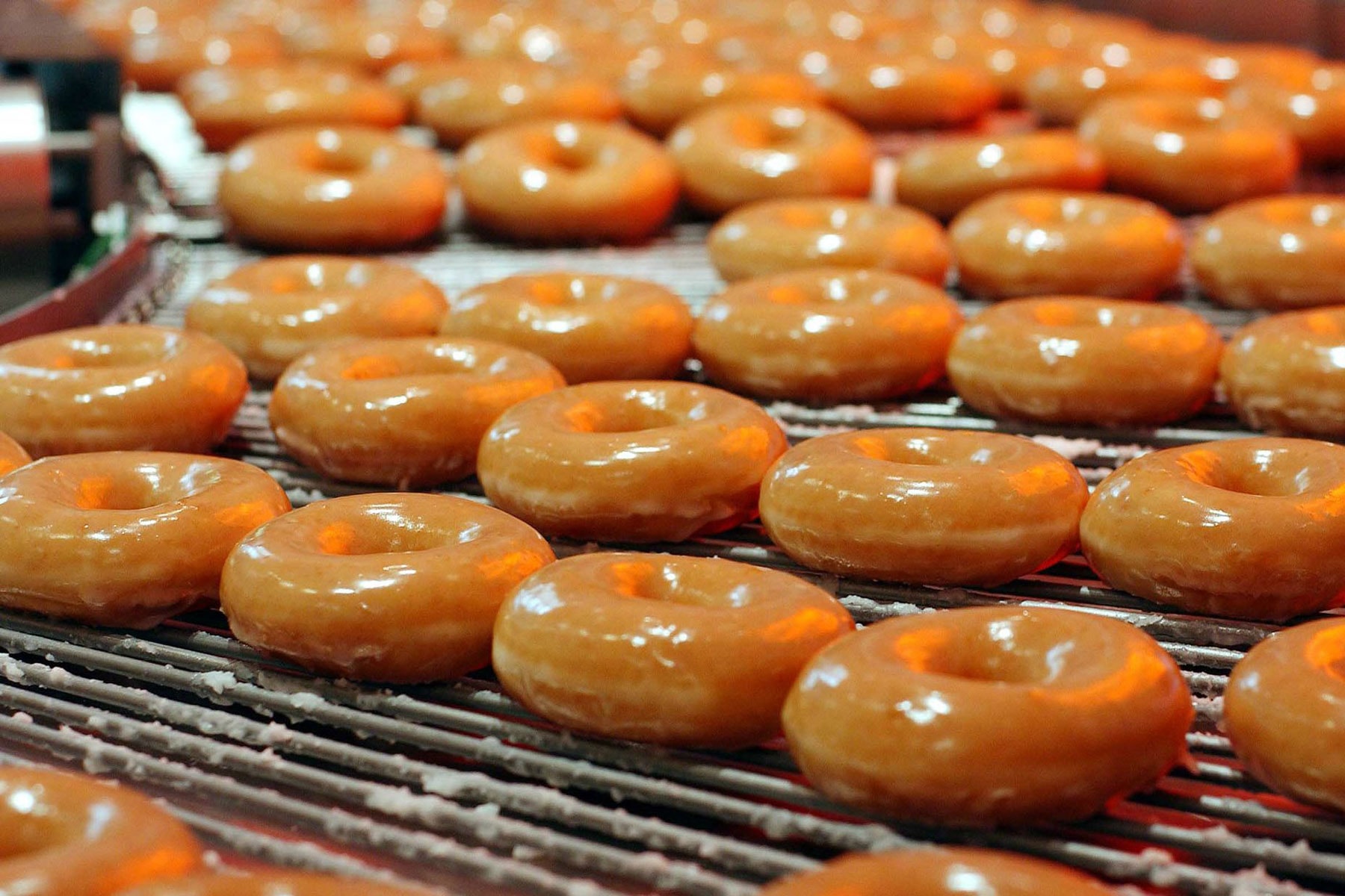 Krispy Kreme Dozen Doughnuts 81st Birthday glazed vanilla cake food anniversary