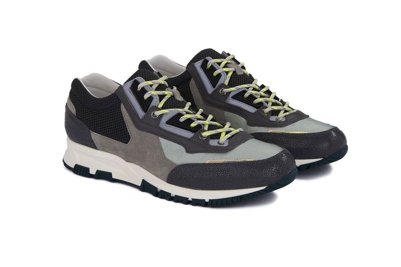lanvin mesh cross trainer grey beige light brown white midnight blue calfskin release date drop info closer look luxury