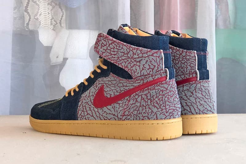 Levi's Air Jordan 1 High Denim Preview Customizer Customs JBF Jordan Brand Unique One of One 2008 501