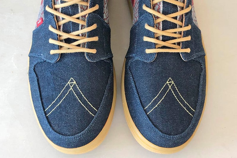 Levi's Air Jordan 1 High Denim Preview Customizer Customs JBF Jordan Brand Unique One of One 2008 501