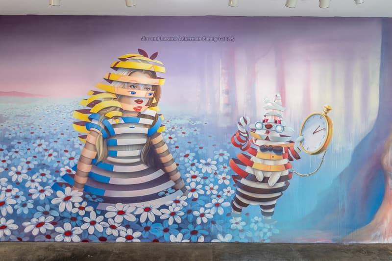 long beach museum of art vitality and verve artworks murals exhibitions installations paintings bodralo case evoca sergio garcia herkut hush jaune leon keer