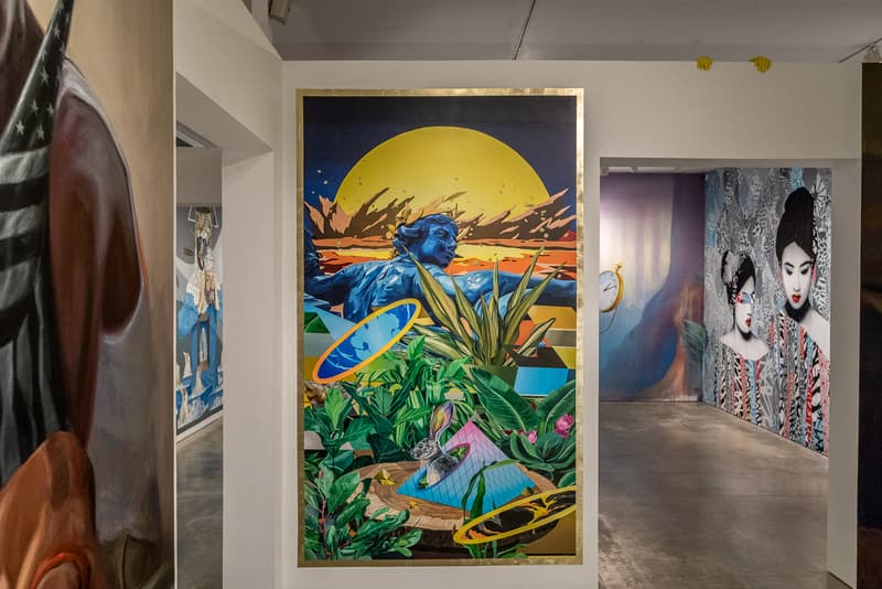 long beach museum of art vitality and verve artworks murals exhibitions installations paintings bodralo case evoca sergio garcia herkut hush jaune leon keer
