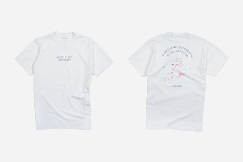 maharishi New York City Five Boroughs overshirt t-shirt camo black white release info