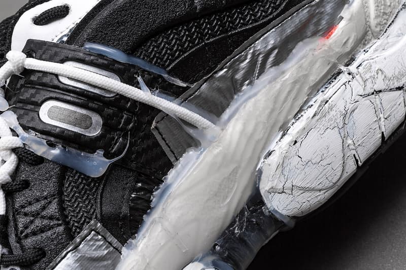 Maison Margiela Fusion Low Top 2018 drop sneakers shoes footwear glue falling apart Deconstructed Reconstructed chunky oversized dad shoe
