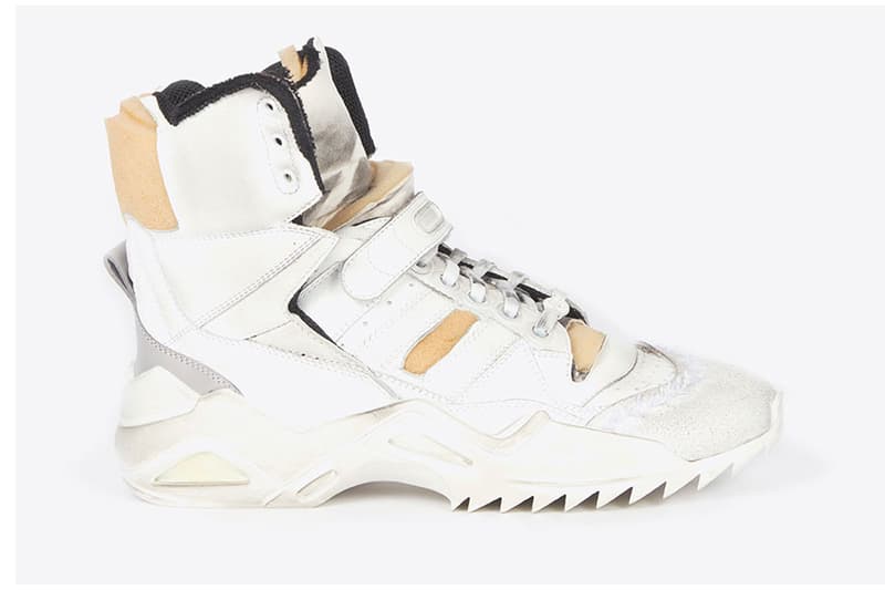 Maison Margiela Retro Fit Sneakers Fall Winter 2018 Red Blue Silver Gold Black White High Top Low