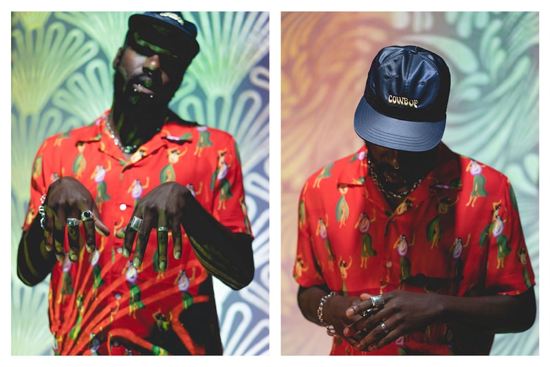 MAPLE spring summer 2019 collection lookbook jewelry RHEK duck canvas bag gold brass silver rings necklace bracelets bucket hat embroidery canada