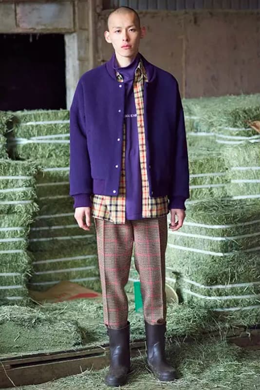 Markaware Fall Winter 2018 Lookbook Shunsuke Ishikawa outerwear jackets hoodies sweatshirts suits plaid houndstooth patterns suits menswear Japanese fashion outdoors cold weather collection