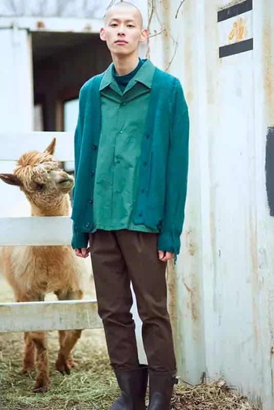 Markaware Fall Winter 2018 Lookbook Shunsuke Ishikawa outerwear jackets hoodies sweatshirts suits plaid houndstooth patterns suits menswear Japanese fashion outdoors cold weather collection