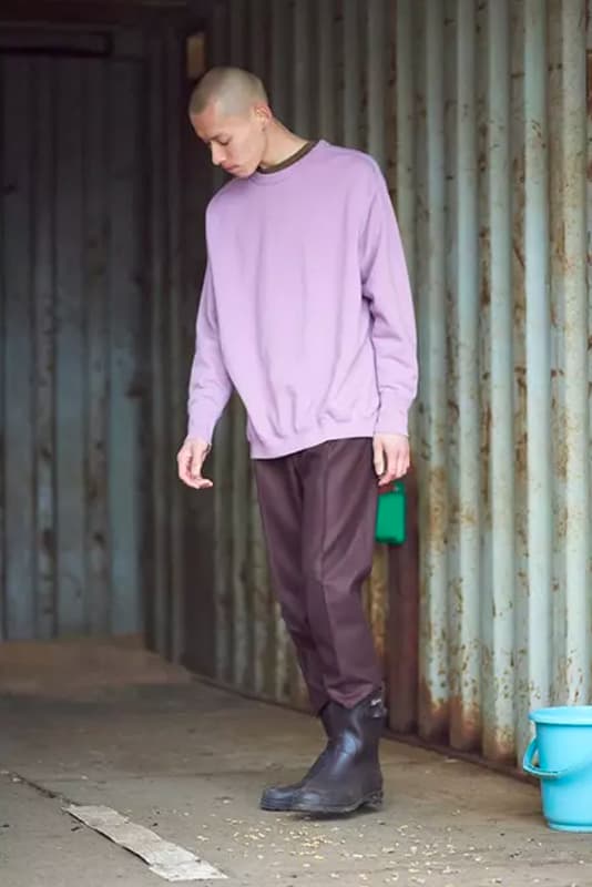 Markaware Fall Winter 2018 Lookbook Shunsuke Ishikawa outerwear jackets hoodies sweatshirts suits plaid houndstooth patterns suits menswear Japanese fashion outdoors cold weather collection