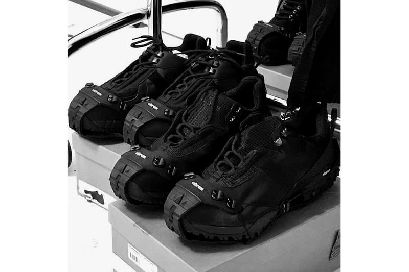 Matthew M. Williams New ALYX Sneaker Preview fall winter 2018 2019 hiking tech wear streetwear vibram all black footwear