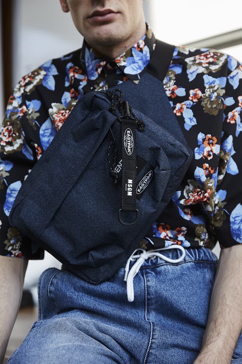 Msgm Eastpak Mobility Times Two Bag Range Padded Pakr XL backpack Tote weekender Bundel waist Orbit compact daypack Kiolder keychain Capsule Massimo Giorgetti