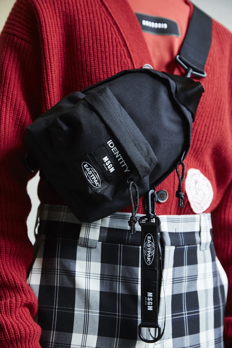 Msgm Eastpak Mobility Times Two Bag Range Padded Pakr XL backpack Tote weekender Bundel waist Orbit compact daypack Kiolder keychain Capsule Massimo Giorgetti