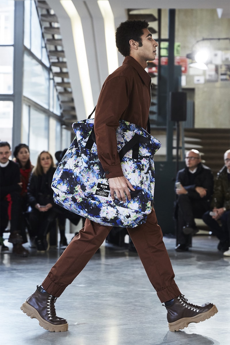 Msgm Eastpak Mobility Times Two Bag Range Padded Pakr XL backpack Tote weekender Bundel waist Orbit compact daypack Kiolder keychain Capsule Massimo Giorgetti