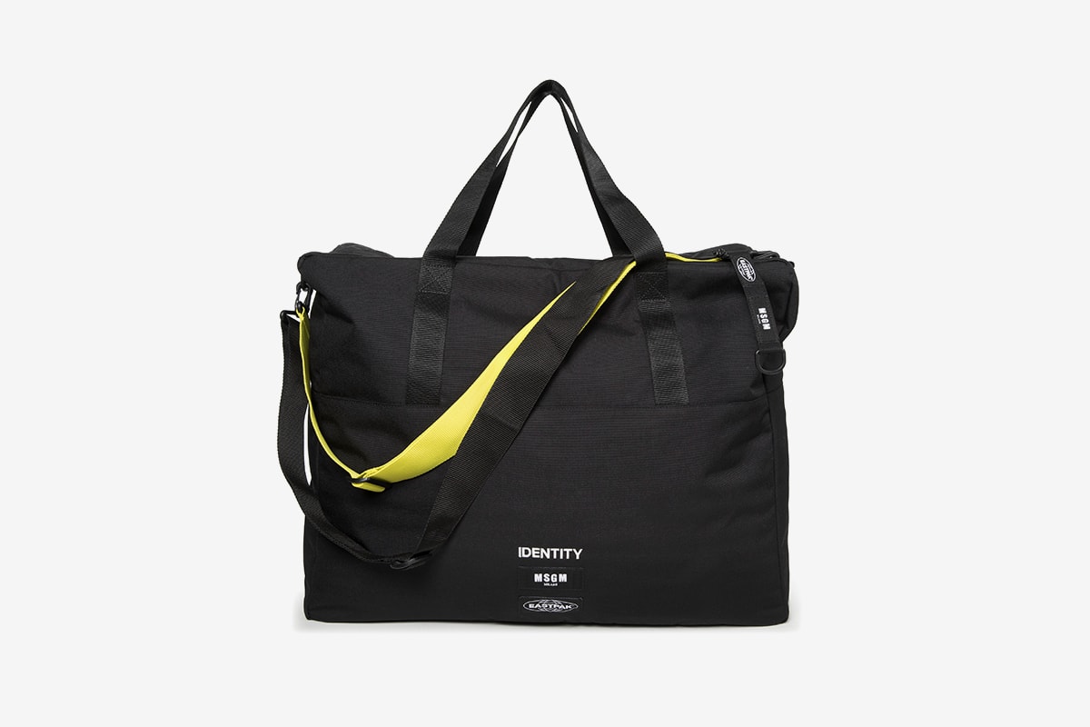 Msgm Eastpak Mobility Times Two Bag Range Padded Pakr XL backpack Tote weekender Bundel waist Orbit compact daypack Kiolder keychain Capsule Massimo Giorgetti