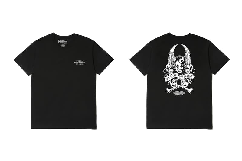 neighborhood hong kong beijing capsule collection black t shirt