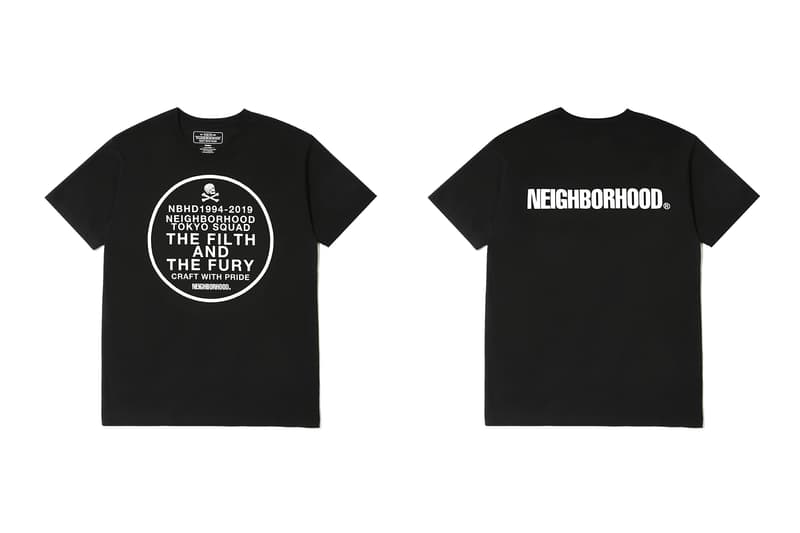 neighborhood hong kong beijing capsule collection black t shirt