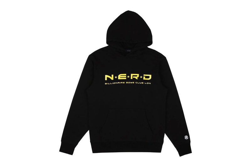 nerd BBC London Special Release Pharrell Williams Star Trak Chad Hugo skateboard deck t shirt hat hoodie sweatshirt longsleeve billionaire boys club