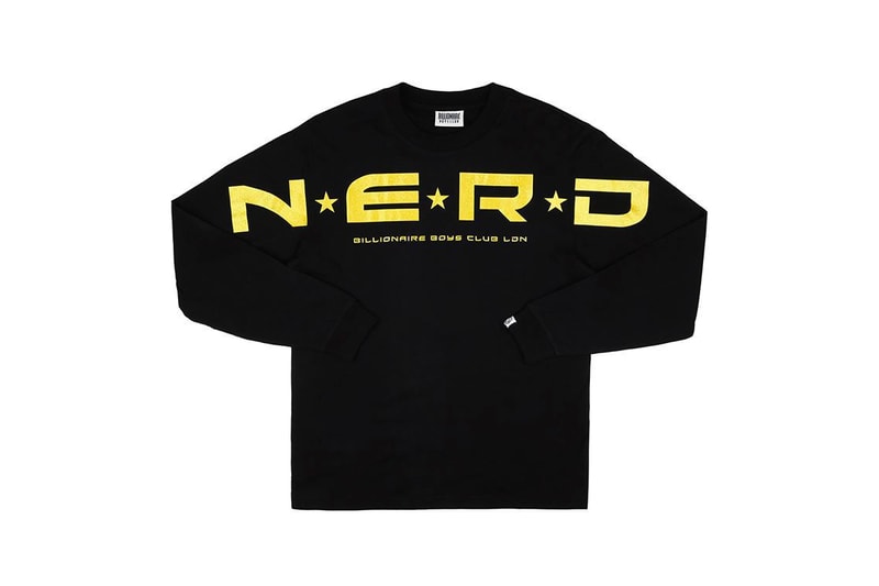 nerd BBC London Special Release Pharrell Williams Star Trak Chad Hugo skateboard deck t shirt hat hoodie sweatshirt longsleeve billionaire boys club