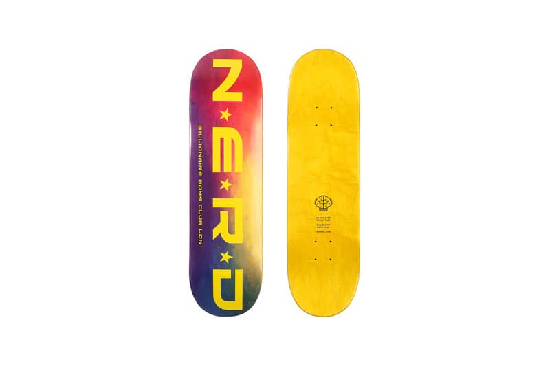 nerd BBC London Special Release Pharrell Williams Star Trak Chad Hugo skateboard deck t shirt hat hoodie sweatshirt longsleeve billionaire boys club