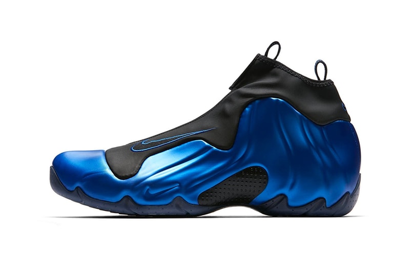 Nike Air Flightposite 1 "Dark Neon Royal" release date first look sneaker penny hardaway metallic blue