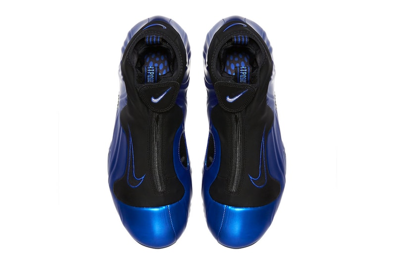 Nike Air Flightposite 1 "Dark Neon Royal" release date first look sneaker penny hardaway metallic blue